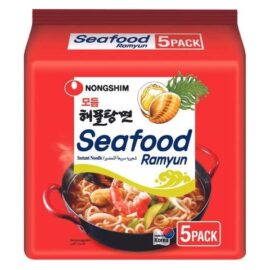 Nongshim Seafood Ramyun Instant Noodles 125g Pack of 5