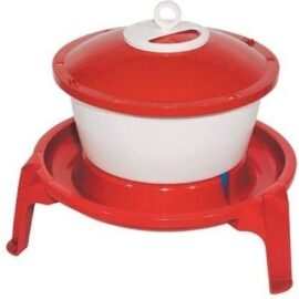 Novital 6 Liter Heavy Duty Poultry Chicken Drinker with stand, Bird Drinker, Made in Italy, Your Local UAE Distributor